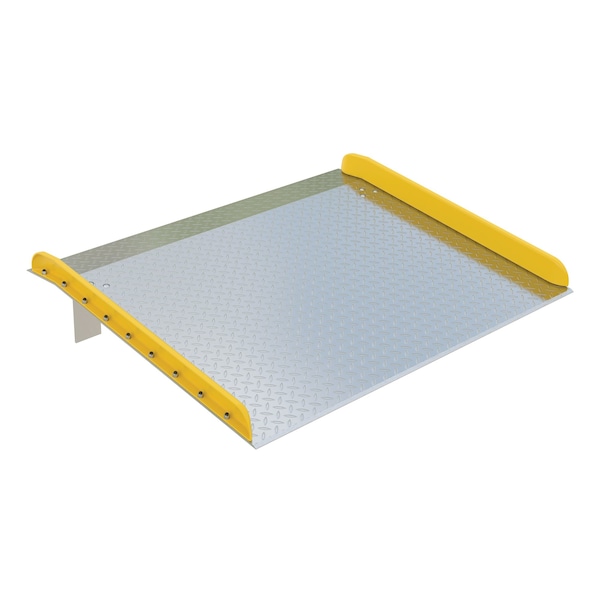 Vestil Aluminum Truck Dockboard W/ Steel Curb TAS-10-7260 - main